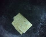 A picture of step 7 of Roomali Roti on Kadhai.