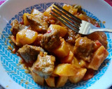 Foto del paso 5 de la receta: Carne en salsa con papas
