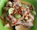 Foto langkah ke 2 dari resep Lodeh tewel/ nangka muda + ceker + pete.