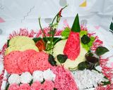 Foto langkah ke 4 dari resep Tumpeng jajanan pasar / sawut singkong.