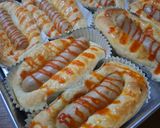Foto langkah ke 4 dari resep Roti Sosis.