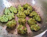 A picture of step 2 of Steamed peas kofta curry.