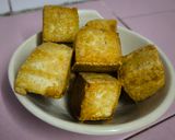 Gambar langkah 3 resipi Healthy Fried Tofu.