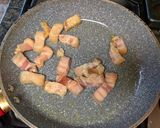 A picture of step 2 of Country Style Corn and Pork Belly/Bacon.