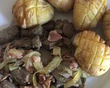 A picture of step 3 of Liver, Bacon and Onions.