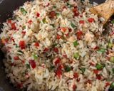 Foto del paso 5 de la receta: Arroz con salmón y pimientos