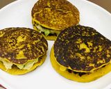 Hình bước làm 5 của món Bánh rán nhân ngũ sắc(keto)