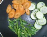 A picture of step 2 of Quin Chick Veg.