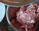 A picture of step 12 of Grilled Pork Skewers with Fresh Coconut Milk (10 Baht per Skewer).