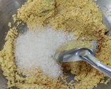 A picture of step 2 of Sooji (Semolina) Halwa.