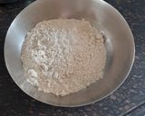 A picture of step 1 of Rajasthani roti.