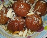 A picture of step 7 of Bread gulab jamun.