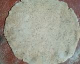 A picture of step 2 of Kuttu Puri.