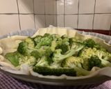 Une image de l'étape 2 de Tarte brocolis et fromage de brebis.