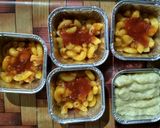 Foto langkah ke 3 dari resep Macaroni bolognese tutup mashed potato.