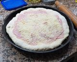 Foto del paso 1 de la receta: Fugazzeta rellena con jamón