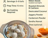 A picture of step 11 of Falahari Energy Balls – Healthy & Fasting Snack.