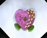 A picture of step 7 of Beetroot Labneh.