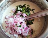 A picture of step 3 of Broken wheat and lentils Adai.