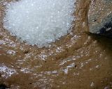 A picture of step 3 of Walnut halwa.
