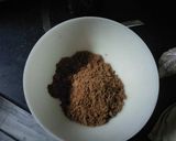 A picture of step 1 of Biscuit cake.