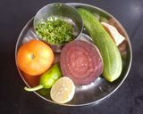 A picture of step 1 of Beetroot Salad.