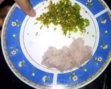 A picture of step 1 of Nargisi Kofty.