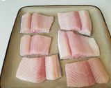 A picture of step 1 of Rainbow Trout Teriyaki.