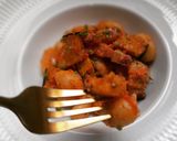 Foto del paso 9 de la receta Gnocchis con berenjena y panceta ibérica