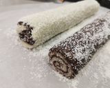 Gluténmentes "vásári" kókusztekercs recept fázis 8 fotója