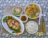 Hình bước làm 1 của món Canh chua cá bớp
