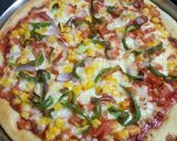 चीज़ बर्स्ट पिज़्ज़ा (Cheese burst pizza recipe in Hindi) रेसिपी चरण 4 फोटो