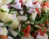 A picture of step 1 of Tarky wala raita.