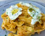 Foto del paso 6 de la receta: Tagliatelle a la crema de queso y sobrasada con huevos de codorniz