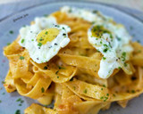Foto del paso 6 de la receta: Tagliatelle a la crema de queso y sobrasada con huevos de codorniz