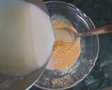 A picture of step 2 of Fruit Custard.