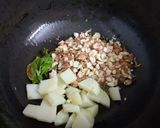 A picture of step 4 of Hariyali sabudana khichdi.