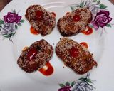 A picture of step 3 of Leftover cooked vermicelli cutlets.