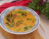 A picture of step 8 of Tarka Moong Daal.