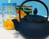 Hình bước làm 2 của món Trà đào cho con