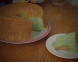 A picture of step 6 of Pandan Chiffon Cake.