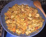 Foto del paso 5 de la receta: Paella de pollo y verduras