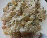 A picture of step 5 of Russian Salad.
