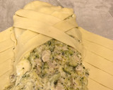 Foto del paso 3 de la receta: Trenza de pollo y brócoli 🥦