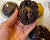 صورة لخطوة 6 من وصفة كوكيز نيويورك دبل تشوكلت (بحشو الشوكلت سبريد) 🍪