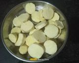 A picture of step 1 of Sweet Potato Mini Cake.