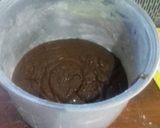 Foto langkah ke 4 dari resep Choco milo cake masak magicom alias bolu milo.