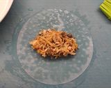 A picture of step 6 of Rice Paper Pouches Filled with Cabbage, Tofu, and Carrots.