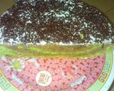 Foto langkah ke 6 dari resep Butter cake pandan coklat.
