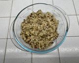Foto del passaggio 1 della ricetta Burger vegetali con cuore di cotto e formaggio (svuotafrigo)